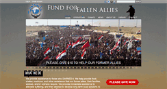 Desktop Screenshot of fundforfallenallies.org